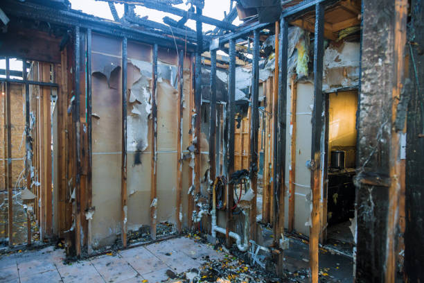 Professional Fire Damage Assessment technician working in Roebuck, SC